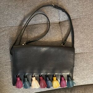 Rebecca Minkoff crossbody or clutch tassel bag